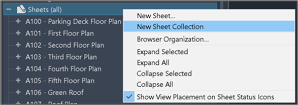 Sheets collections