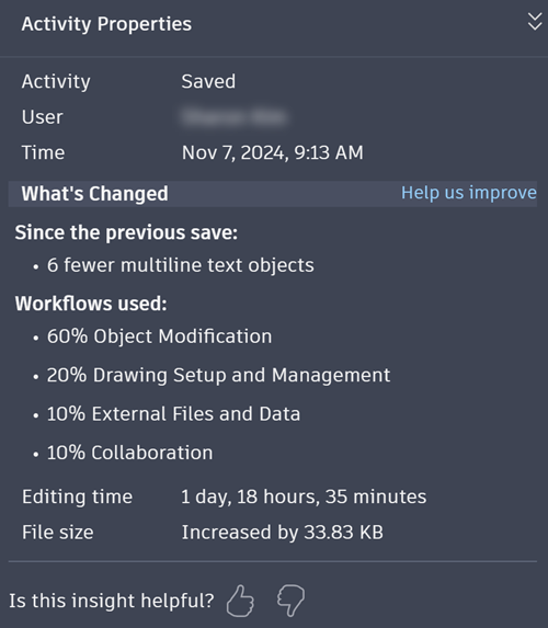 Activity Insights